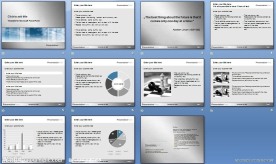 简洁风格商务PPT模板