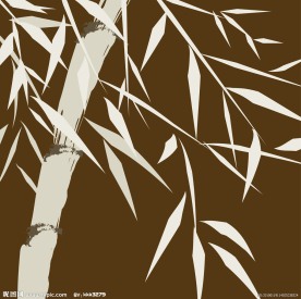 无框画 素材 抽象系列 竹子