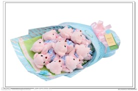 卡通花束 情人节礼物 创意礼品 时尚礼品