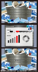 多彩相册动态PPT模板