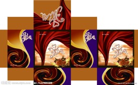 糖果包装盒平面图