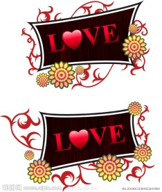 情人节装饰矢量素材