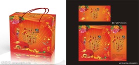 礼盒包装 彩盒 中国传统文化元素