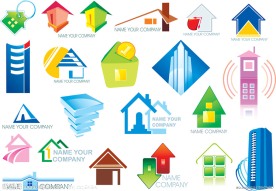 房子地产主题图标矢量素材