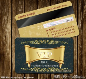 vip会员卡设计模板 贵宾卡模板