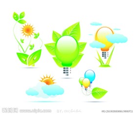 绿色环保图标矢量素材