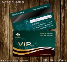 vip会员卡设计模板 贵宾卡模板