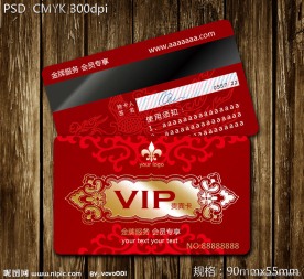 VIP会员卡设计模板 贵宾卡模板