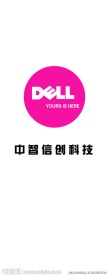 门头 CDR 电脑 戴尔电脑 形象墙 矢量图