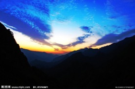 美丽日出风景图片