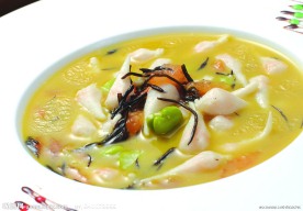 特色自制鱼籽黑龙菜