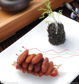 特色圆木红薯黑龙菜