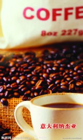 咖啡单页正面
