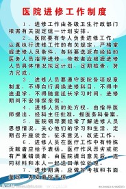 医院制度展板