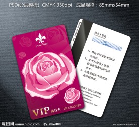 vip会员卡设计模板 贵宾卡
