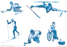 温哥华冬季残奥会拟人化运动图标