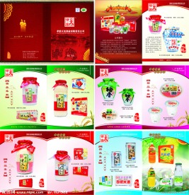 米酒包装画册设计