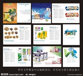 食品广告画册