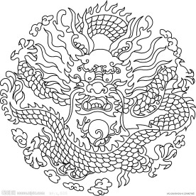 龙纹 龙 吉祥 艺术 手绘 PSD分层素材 源文件