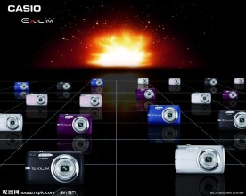 卡西欧数码相机海报