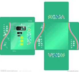 包装盒展开图