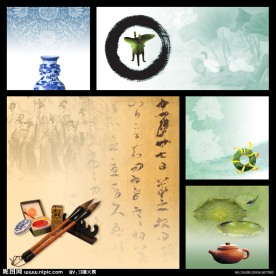 中国风素材底纹展板背景底图（原创）