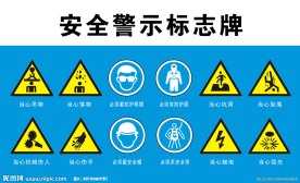 安全警示标志牌