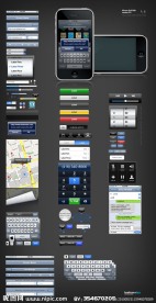 最新高清IPHONE 手机界面设计源文件