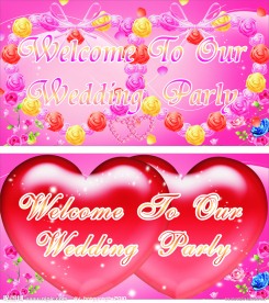 婚礼晚会 结婚海报