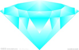 晶莹剔透矢量钻石