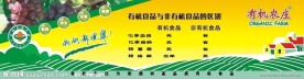 有机食品展板