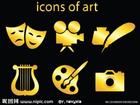 艺术图标矢量素材