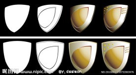 矢量盾牌设计步骤