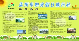 旅行社展板五