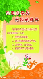 可爱绿色幼儿展板