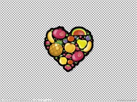 水果明信片设计