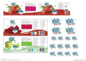食品包装设计酸奶包装