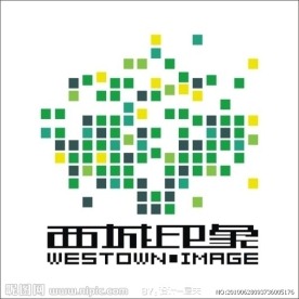 房地产西城印象建筑标志LOGO