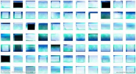 浅蓝色PPT背景图片素材