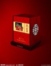 茶包装 底纹 特产 包装设计（展开图）