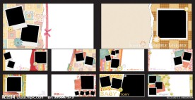 儿童画册 花布格子