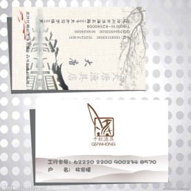 简洁 素雅 大方 个性 名片模版