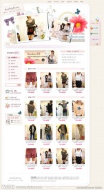 服装网店PSD模板