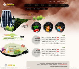 韩国商务网站模板