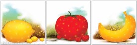 水果无框画