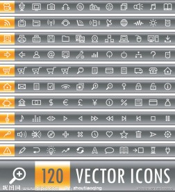 实用简约图标矢量素材