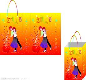 情人节手提袋