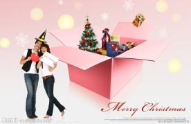 情人节 情侣 恋人 圣诞节