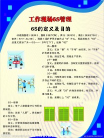 6S展板