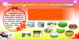 新农村 展板
